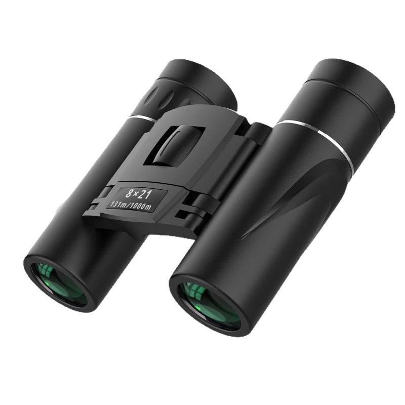 HD 8x21 High Magnification Mini Binoculars for Outdoor Sports and Events