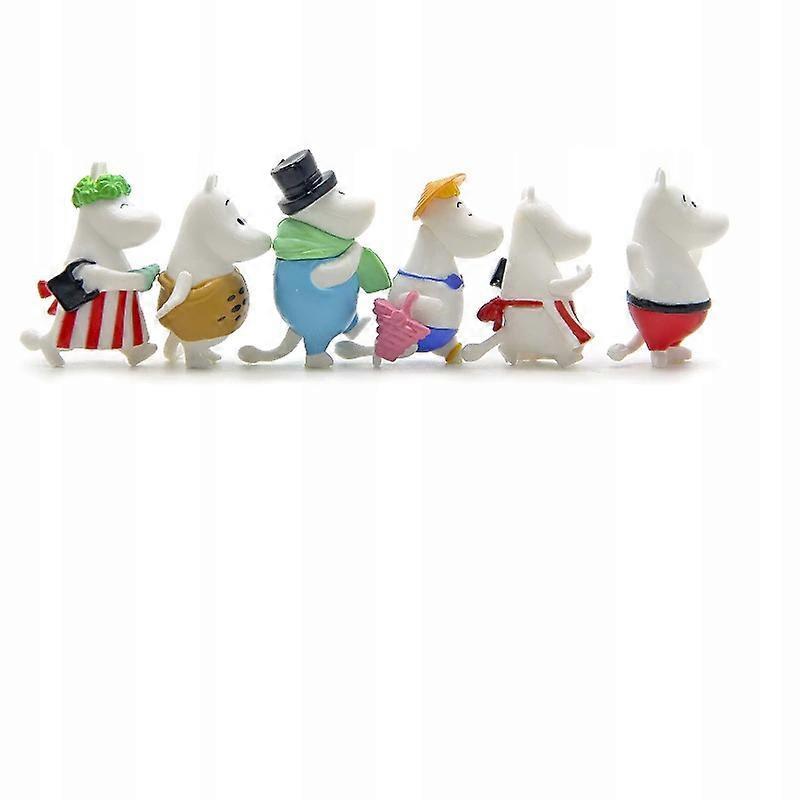 Moomin Figurines Set Of 12 Pieces
