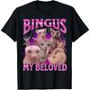 Bingus My Beloved Funny Sphinx Cat Meme Bootleg Graphic T-Shirt(1)