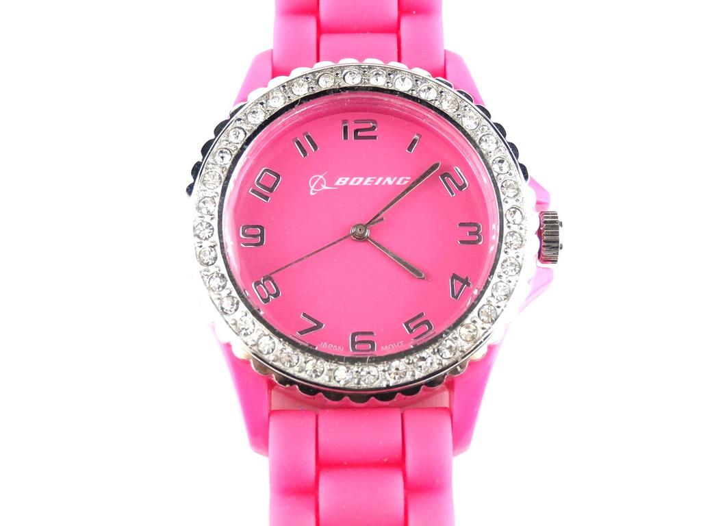 BOEING Crystal Rhinestone Watch Pink (Boeing)