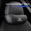 Car Headrest Breathable Seat Pillow Leather Neck Support Interior For Lexus CT200h ES250 ES300h IS250 IS200 GS300 GS460 GX470