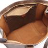 Used CELINE Macadam Tote Bag PVC coated canvas leather Brown Used Women