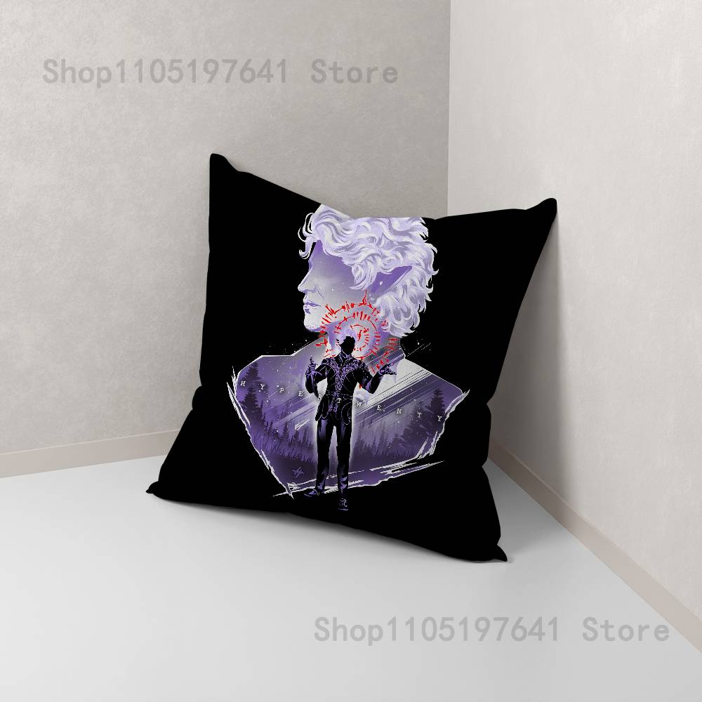 Astarion B-BaldurS G-Gate 3 Pillow Case For Sofa Decor Car Office Room Printing Cushion Cover Decorations and Protector