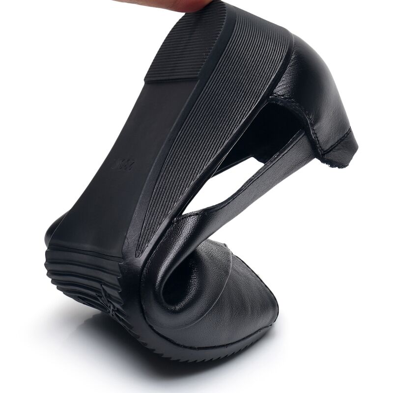 Scarpe Zeppa Comfort Estivo Sandali alla Moda da Donna Taglie Forti Scarpe Piatte Peep Toe da Mamma Mocassini a Infradito Autentici da Donna