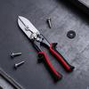 Sheet Metal Crimper Heavy Duty 5-Cutter Bender Downspouts Crimper Gutter Hand Tools for Stove Pipes Ductworks Electrical System