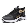 Herfst PU lederen schoenen casual sportschoenen vetersluiting zachte zool comfortabele schoenen heren