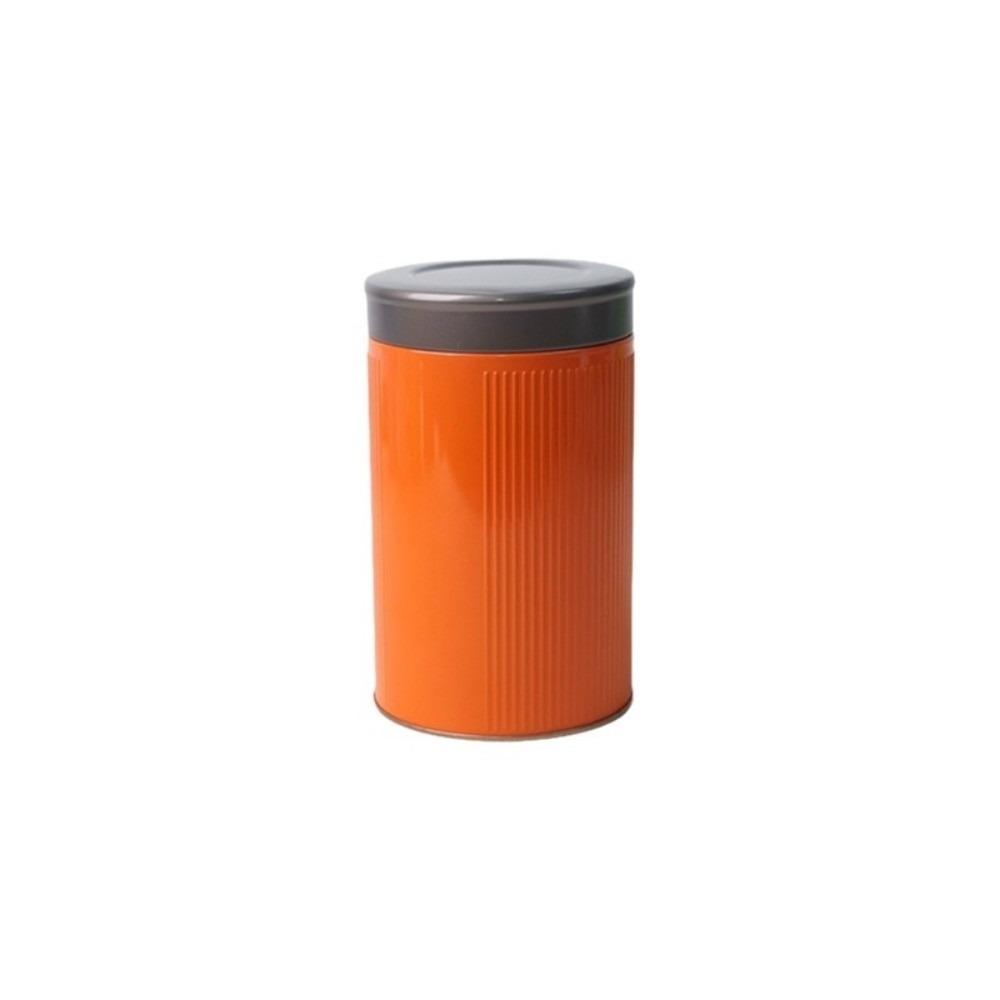 Circular Pattern Tea Storage Box Thickened Metal Storage Can Mini Tea Sealed Jar  Household Use