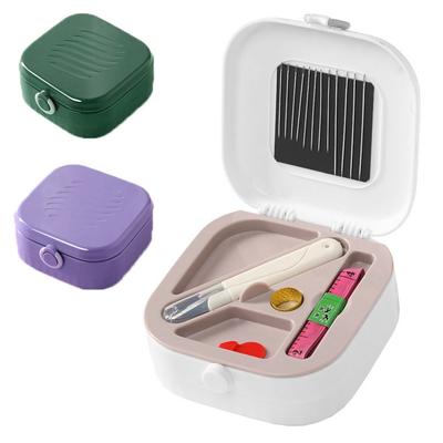 Mini Magnetic Sewing Box Kit DIY Apparel Crafts Portable Sewing Needle Threads Box Set Accessories Sewing Tools Home Travel