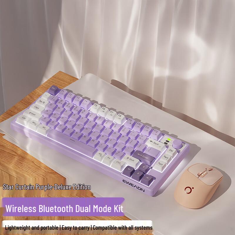 

Qisha Wireless Bluetooth Keyboard and Mouse Set