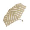 Wpc. Folding Umbrella Nuance Stripe Mini Beige