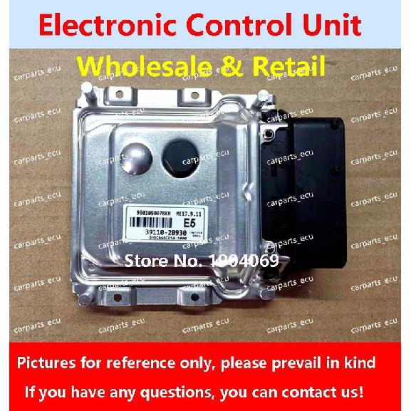 39110-2B927 HEB/39110-2B930 E5/39110-2B390 E5 For Hyundai Elantra Rena Car Engine Computer Board/ECU/ME17.9.11 39110-2B910 D5