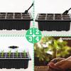 4/5/6 Pack Full Spectrum LED Grow Light with Seedling Tray Plant Seed Starter Trays Greenhouse Growing Lamp Hole 12 Cell Per Tray
