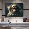 Monkey Astronaut Picture Modern Fantasy Wall Canvas Art Print Animal Universe Space Poster for Living Room Home Decor Cuadros