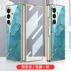 Luxusní pokovený malovaný skleněný kryt pro Samsung Galaxy Z Fold 7 6 Skleněný ochranný kryt zadního displeje pro pouzdro Galaxy Z Fold7