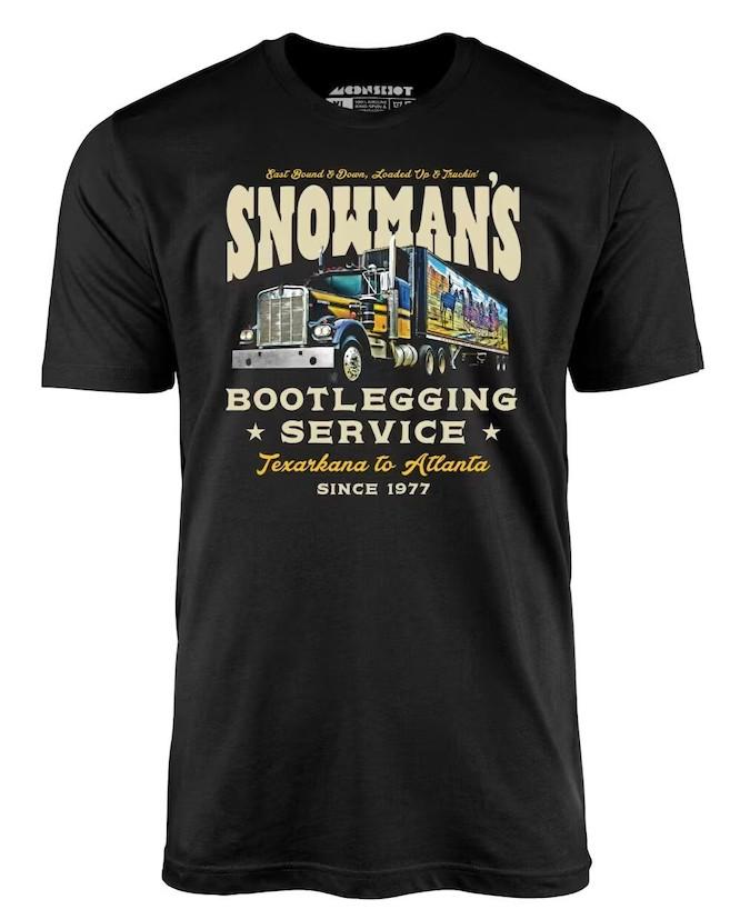 

Smokey And The Bandit Trucking T-Shirt Burt Reynolds Jerry Reed Snowman Vintage Unisex T-Shirt S