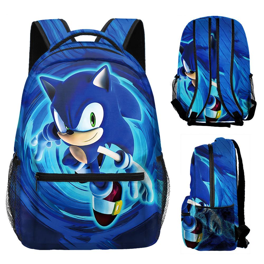 Sonic School Bag Children S Backpack Backpack Animation Cartoon Bag Backpack