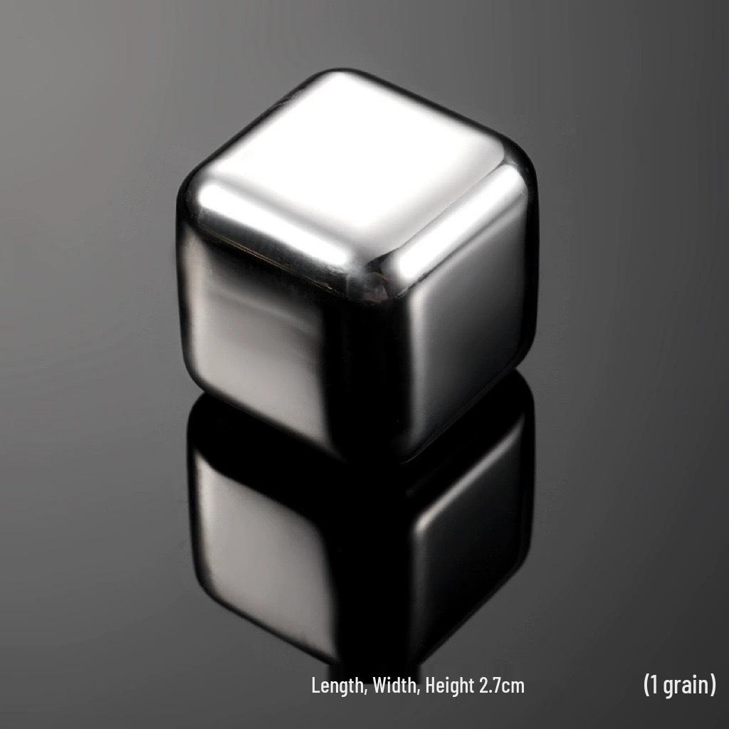 Cross-Border Stainless Steel Ice Cubes and Whiskey Stones Gift Set
