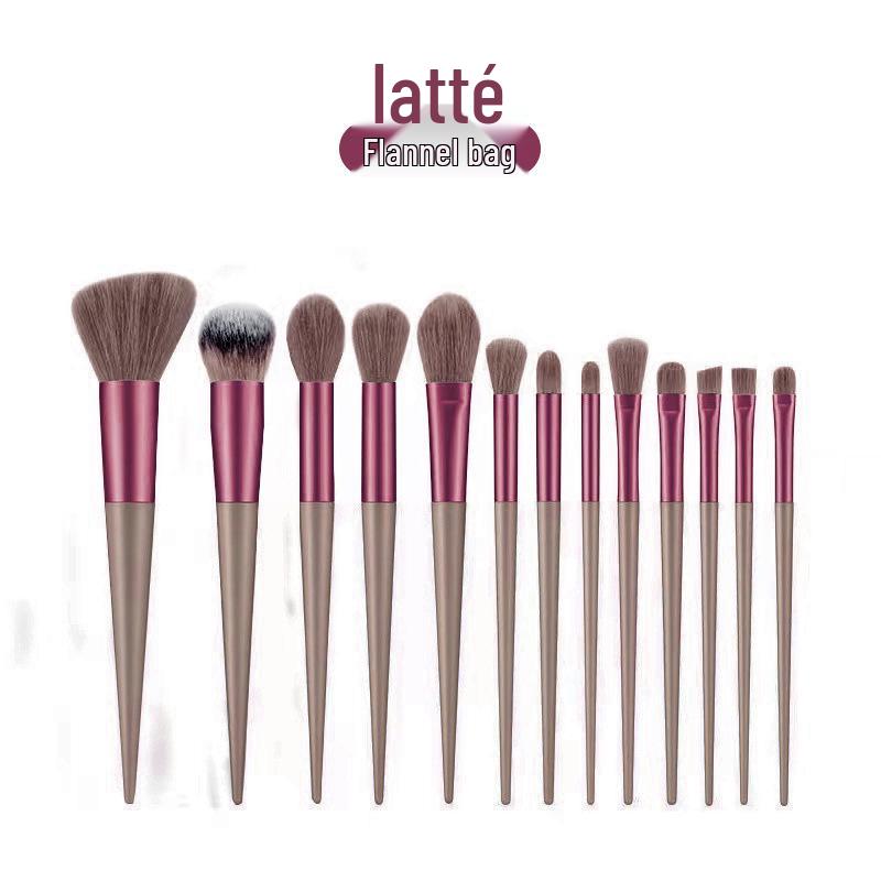 

13-Color Portable Makeup Brush Set: Soft Bristle Blush & Eyeshadow Brushes for Beginners Standard