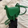 Female Woman Casual Shoulder Bag PU Leather for Shopping Dating, Commuting Green