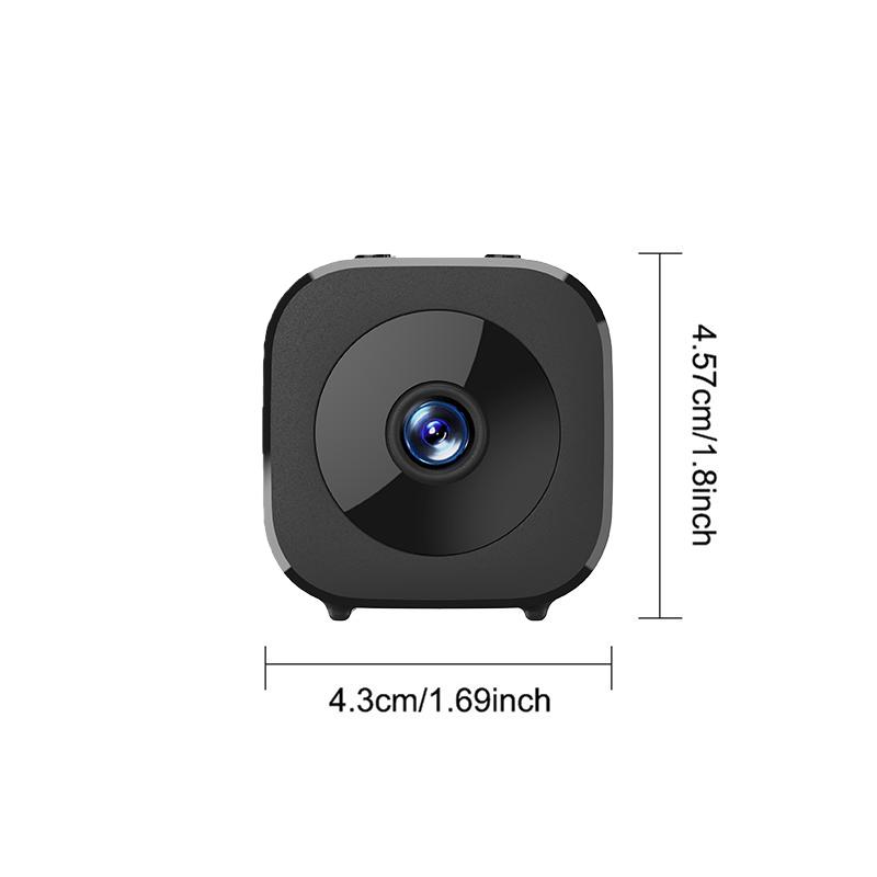 Mini Monitor Intelligente HD Wifi Telecamera di Sorveglianza Video Vocale Registratore DV Telecamera di Sicurezza Wireless Occulta da Interno Piccola Telecamera per Babysitter