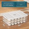 Multilayer Food-Grade Freezer Storage Box for Dumplings, Wontons, Eggs & More
