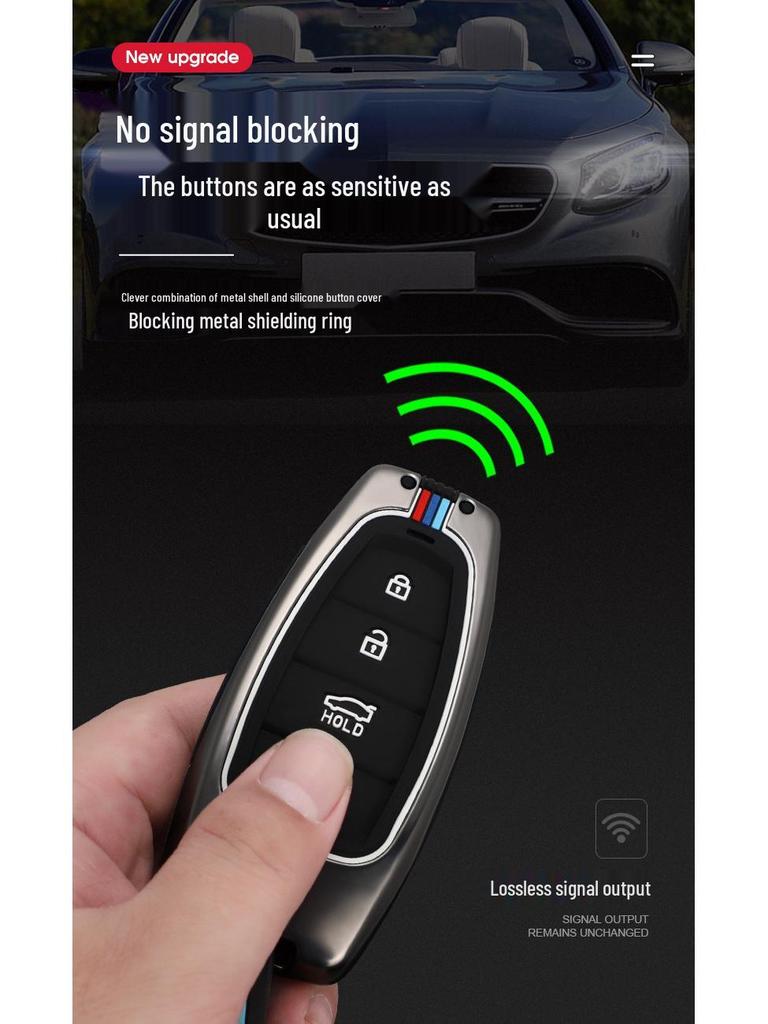 Fifth-Gen Hyundai Tucson L Car Key Case and Metal Shell