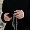Twisted Wire Geometric Multi-Layer Openable Ring - Fashionable Index Finger Ring
