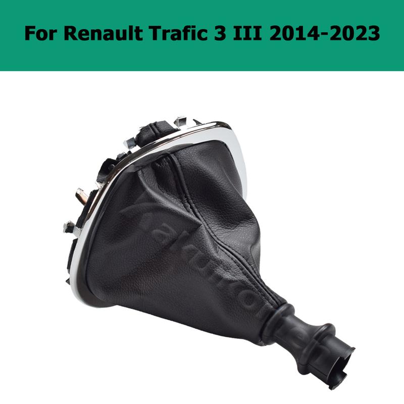 New For Renault TRAFIC 3 III VIVARO 2014-2023 Manual Selector Car Change Gear Shift Knob Lever Change Gearbox Shifter Cover