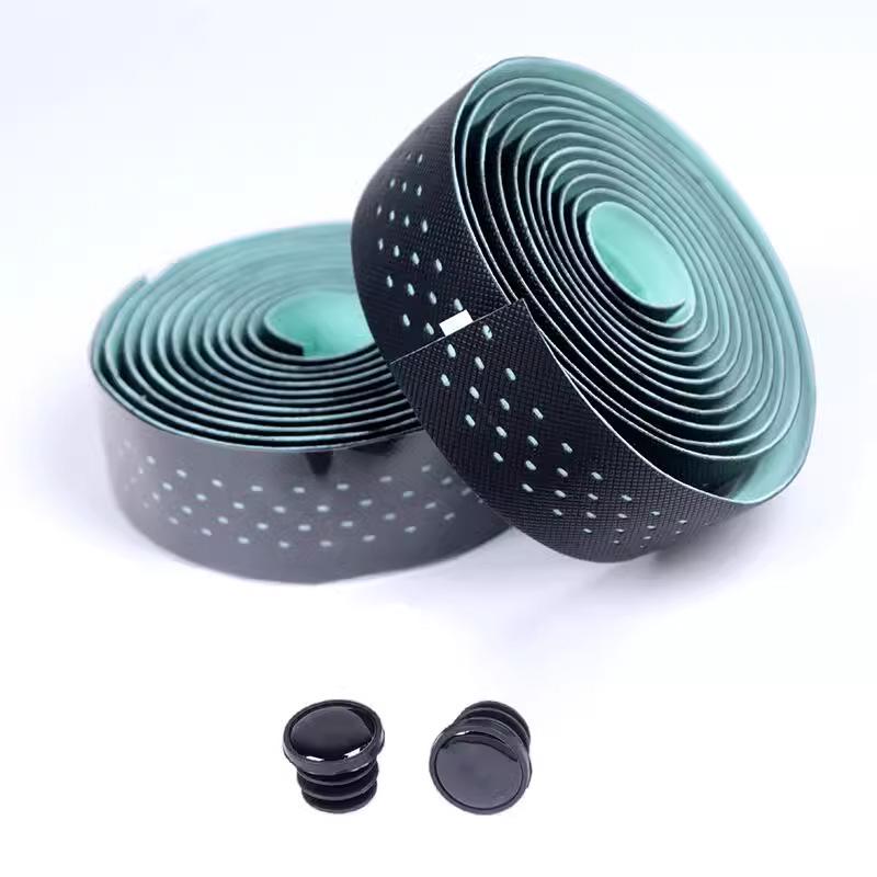 Bandă de ghidon anti-alunecare cu absorbție a șocurilor: Înveliș confortabil, rezistent la uzură, respirabil din silicon pentru biciclete de șosea și cu pinion fix