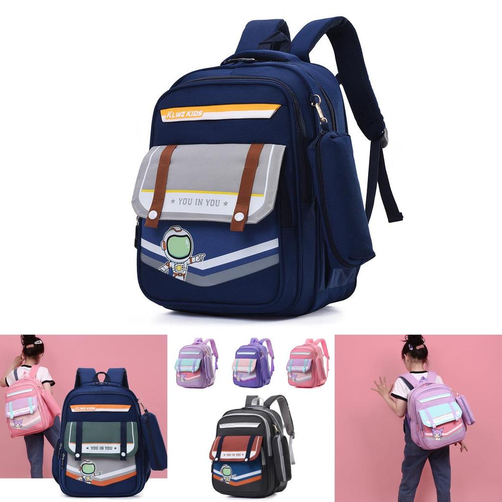 Adorable 2024 Cartoon Backpack For Kids Big Capacity Oxford Fabric School Bag
