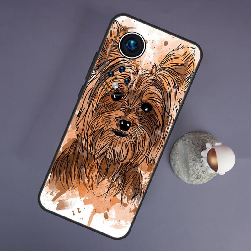 

Йоркширский терьер для Huawei Honor Magic 5 Lite 70 50 X8 X9 a P20 P30 P40 P50 P60 Pro P Smart Nova 9 5T чехол P Smart 2021