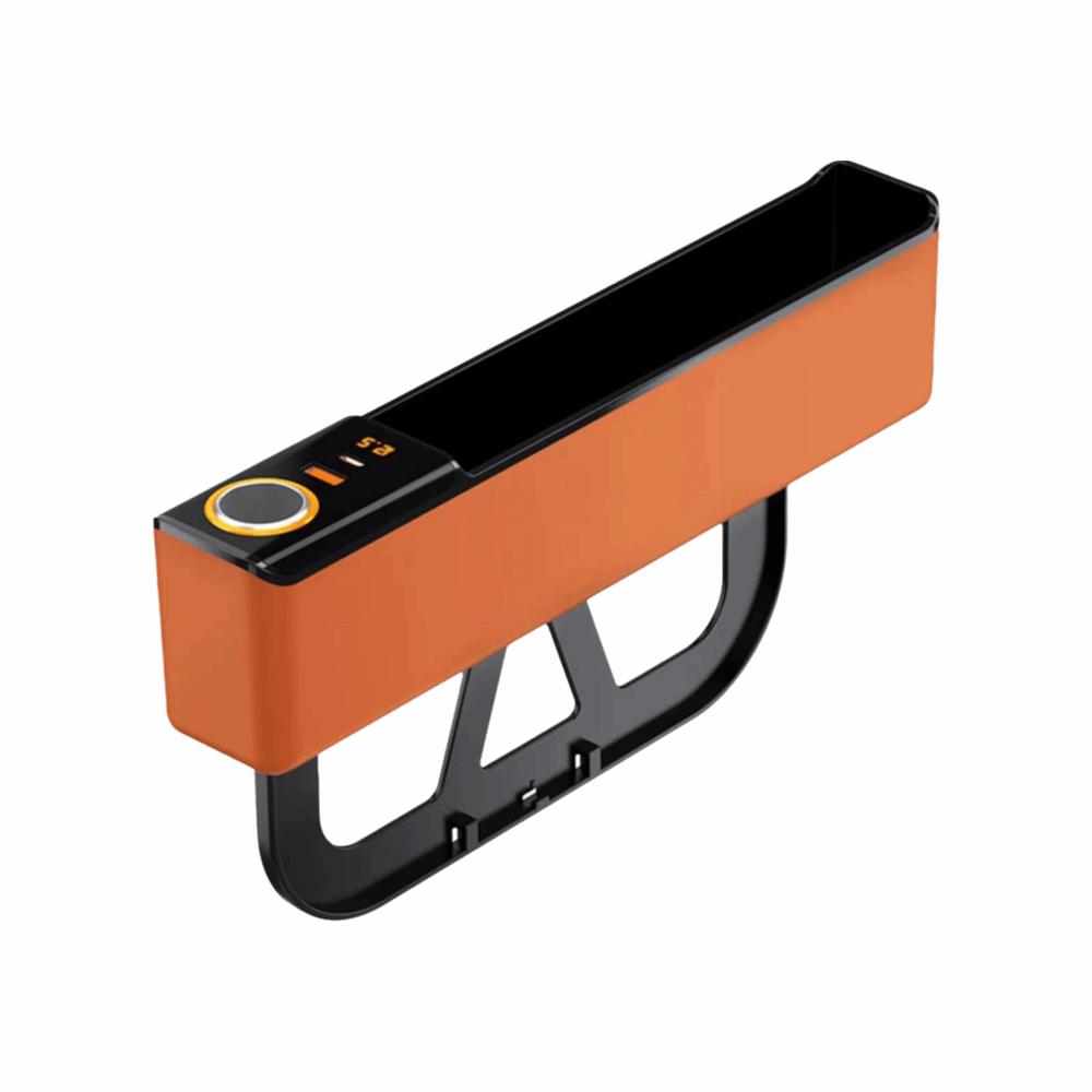 Multi-Functional Car Seat Gap Storage Box Fast-Charging Seat Gap Filler  Car Interior