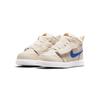 Air Jordan 1 Mid ALT Utility TD Fleece Baby Sneakers Tan Pearl-White Dark-Driftwood DO2210-264