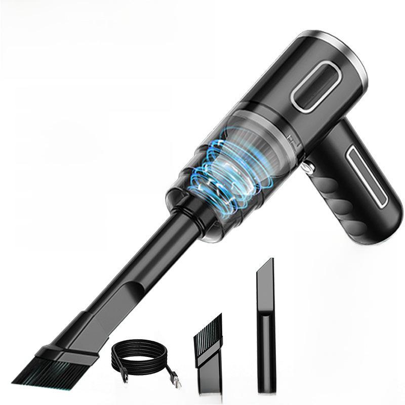 Wireless Portable Handheld Car Vacuum Cleaner with High Suction - Small Mini Dust Blower for Home Use