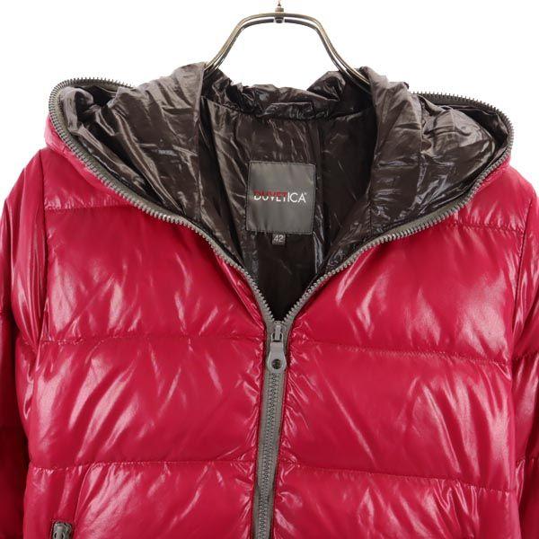 DUVETICA Nylon Long Sleeve Down Jacket 42 Pink Hood Women Used