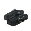 Fashion Ladies' New Slippers Buttons Flat Bottom Fashion Comfortable Casual Outdoor Slippers Fashionable and Trendy Convenient