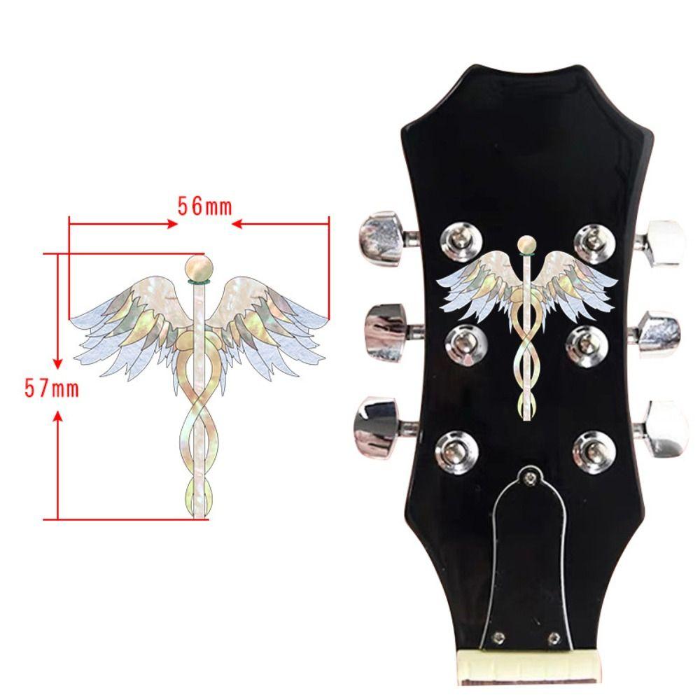 DIY Guitar Head Sticker PVC Guitar Headstock Decal Guitar Panel Sticker  Guitar Beginner Gifts