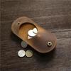Simple Style Genuine Leather Small Wallet Handmade Ultra Light Change Purse Hasp Mini Coin Purse Men And Women