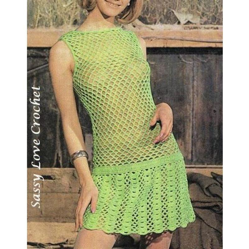 

2024 Elegant European and American Foreign Trade Women s Clothing Spring and Summer Sleeveless Vest Cut Out Sexy See-through Fashionable Knitted Dress Green L