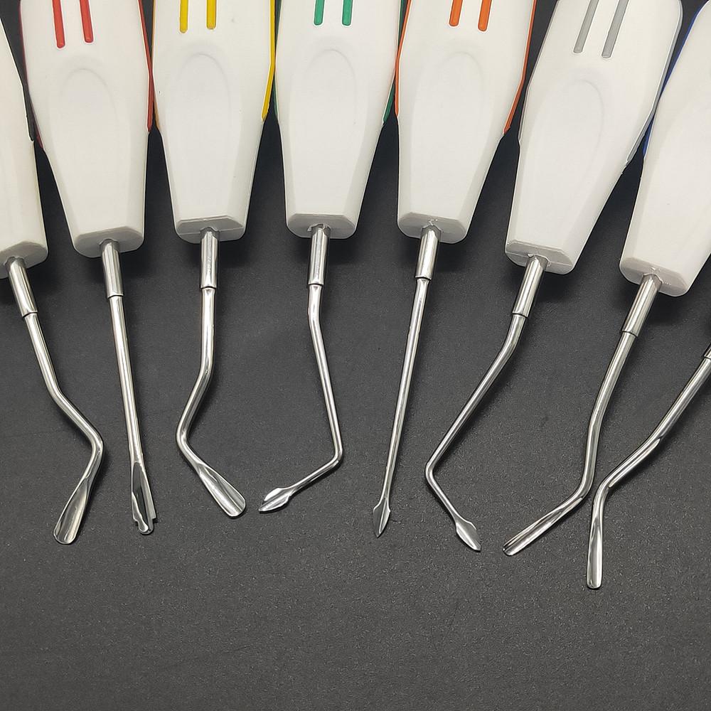 Nový typ elevátoru pro extrakci zubů Dentální extrakce kořene Minimálně invazivní sada kleští na extrakce zubů
