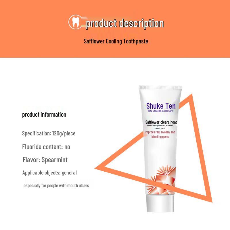 Shuke Safflower Heat-Clearing Toothpaste