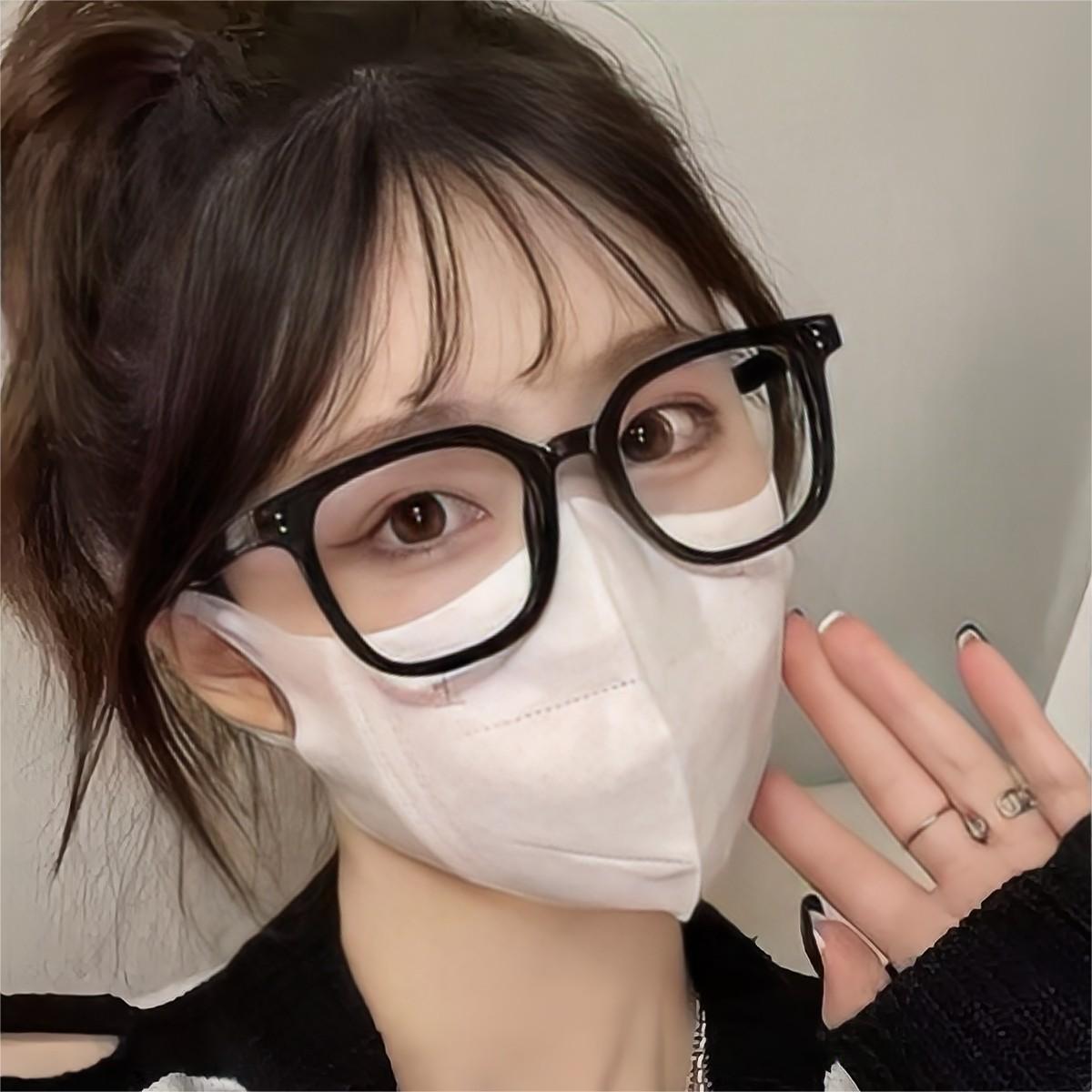 

Новые очки Melanin Yan в оправе для женщин, онлайн-знаменитостей с корейской версией очков, модные анти-синие очки с плоским зеркалом для мужчин.