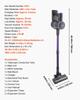 Cordless Vacuum Cleaner, 25KPA Max Powerful Suction, Rechargeable Anti-Tangle Stick Vacuum with Dust Cup, Lightweight Handheld Vac with 35mins Runtime