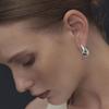 Viollina Graceful Teardrop Earrings_Silver