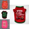 Adorable Dog Cat Puppy Christmas Pullover With Santa Elf Design For Xs/s/m/l/xl Pets