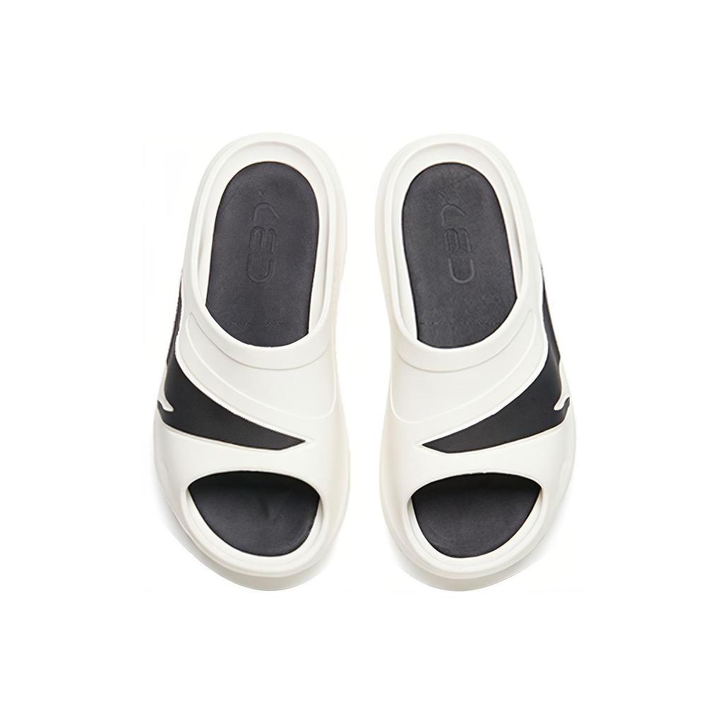 New Anta C37 Series Slide Slippers Men's White Black 912226992-2