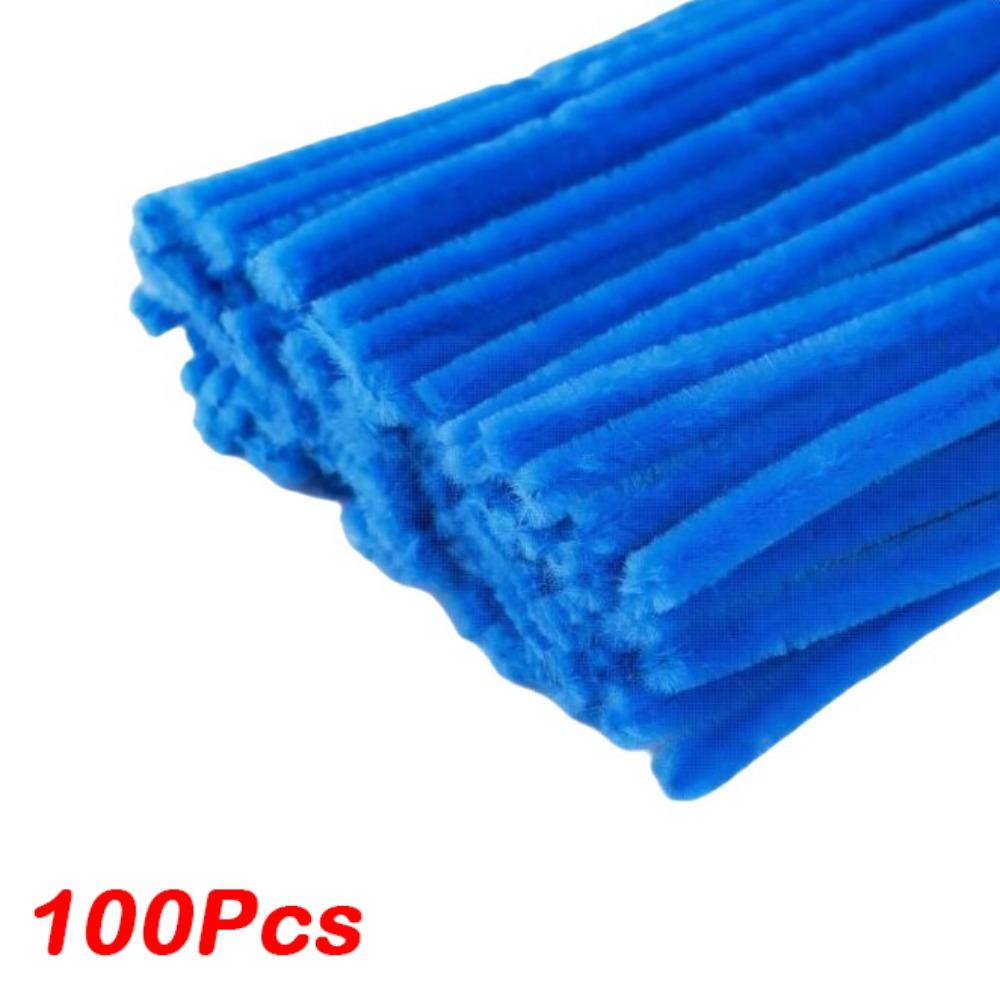 100/300/400Pcs Flexible Wire Pipe Cleaners Bendable Plush Sticks  for Artificial Flower Making