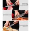 67-Layer Damascus Steel Kitchen Knife, 60-62 HRC High Hardness Sharp Slicing Knife, Vacuum Heat Treated Chef Knife for Fruit Vegetable Meat Prep