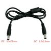 5.5x2.5mm To 5.5x2.1mm DC Power Cable Lead/Male To Male/for CCTV, Security Cameras, Monitor, LED Signs