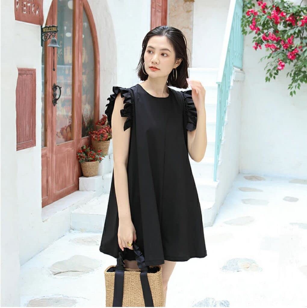 Rashguard for Swimsuit for UV With Pockets [YOUHA] Women, All-in-One, Amphibious, Women, Body-Concealing, Shorts, Cute, Stylish, Beach, Pool, Ruffles,